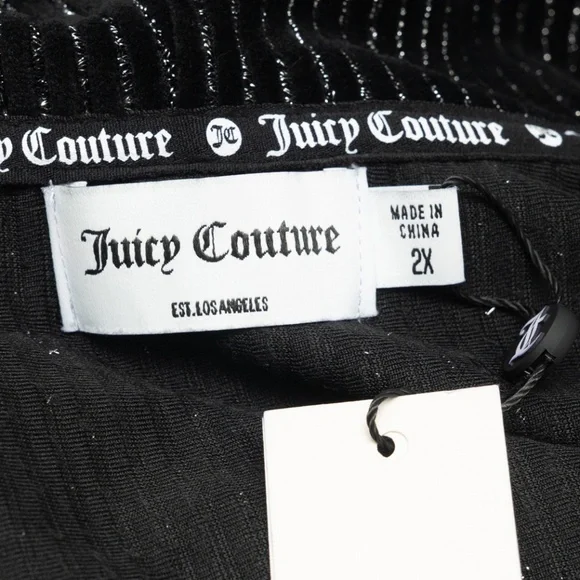 Juicy Couture - Metallic Wale Velour Hoodie - Picture 3 of 8